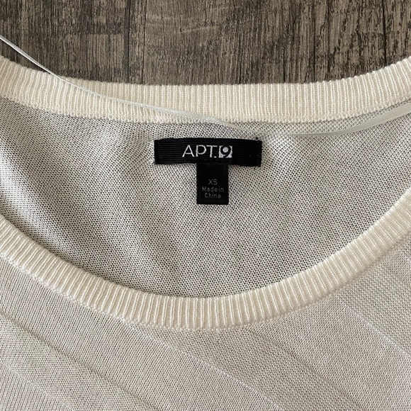 Apt 9 Thin White Sweater Dress - Picture 2 of 5